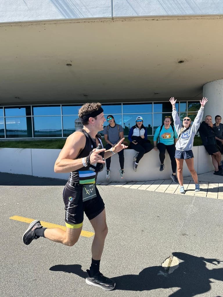 Fans going wild at 70.3