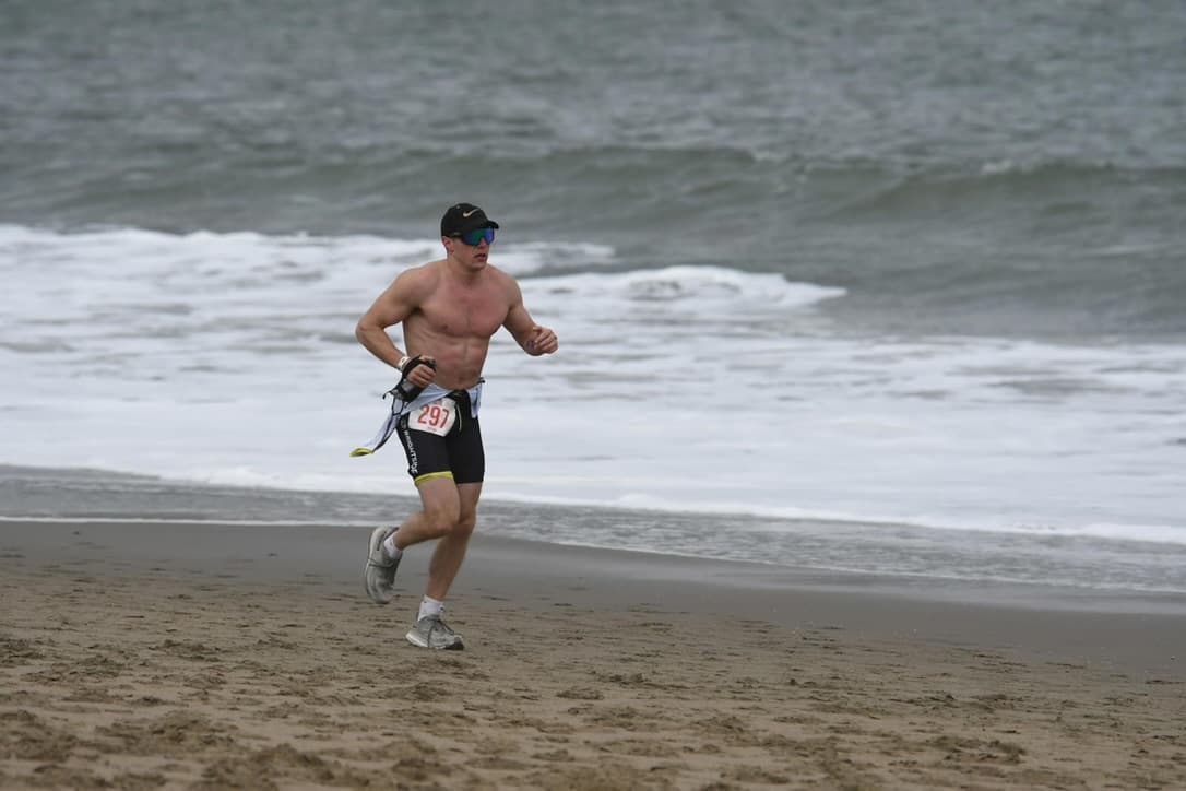 Running on Baker Beach