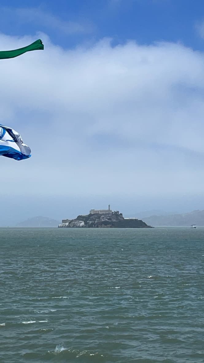 Alcatraz Island from the bay