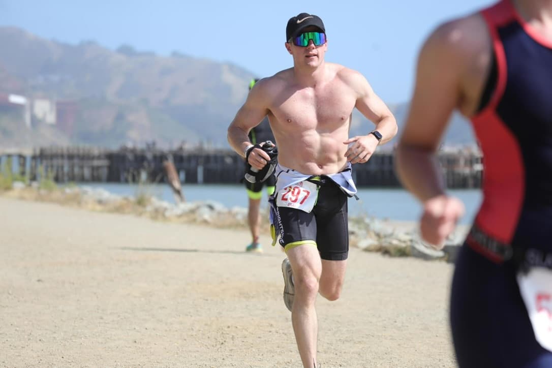 Trail running at Escape from Alcatraz