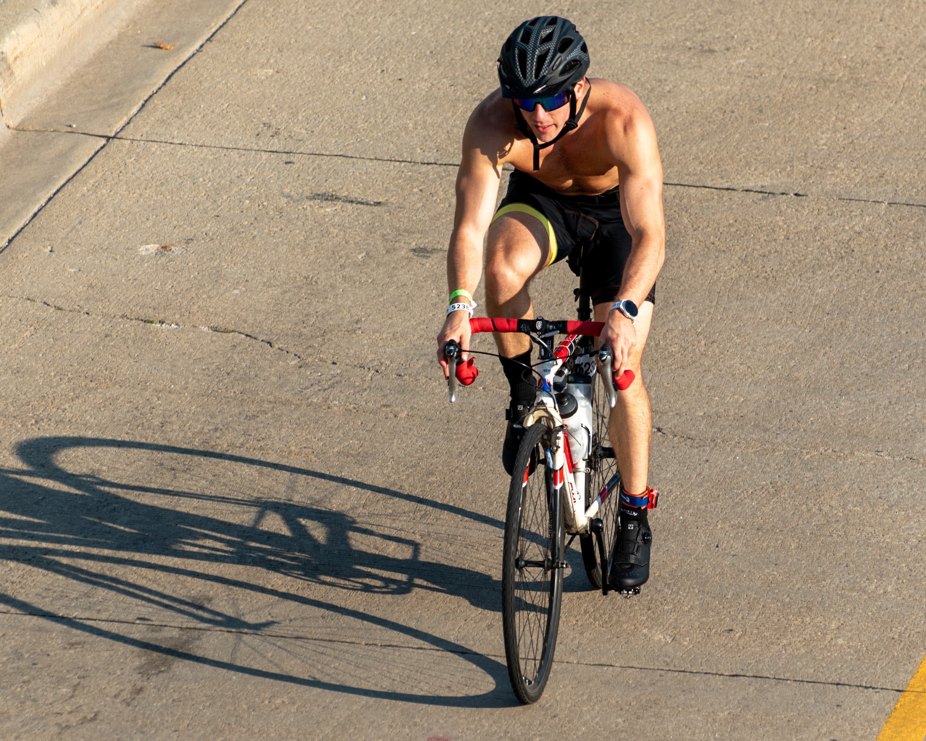 Bike leg at Chicago Triathlon